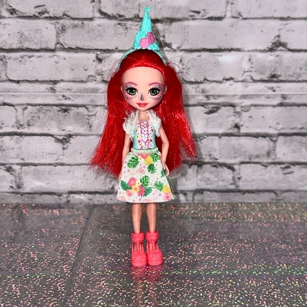 Enchantimals FANCI FLAMINGO 6 Inch Doll Let's Flamingle Birthday Theme